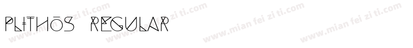 Plithos Regular字体转换